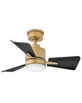 Atom Outdoor (Damp) Ceiling Fan with Light by Hinkley
