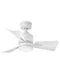 Atom Outdoor (Damp) Ceiling Fan with Light by Hinkley