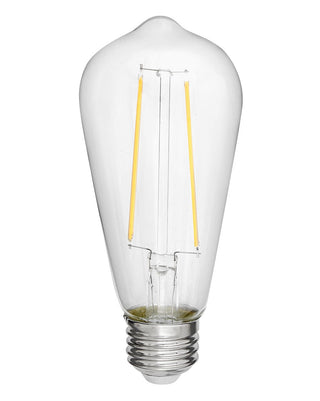 Antique 2 Watt Medium E26 120V Outdoor (Damp)LED 2400k Light Bulb by Hinkley
