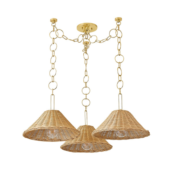 Dalia Outdoor (Damp) Chandelier by Mitzi
