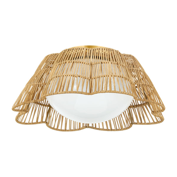 Rosa Outdoor (Damp) Flush Mount Ceiling Light by Mitzi