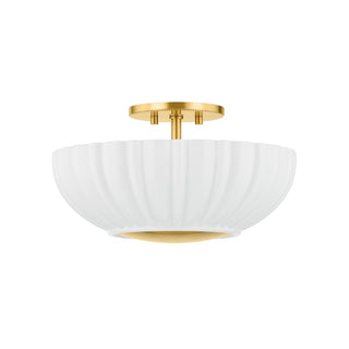 Anne Outdoor (Damp) Flush Mount Ceiling Light by Mitzi