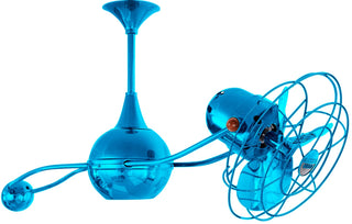 Buy light-blue-finish-with-agua-marinha-blades 3-Blades Brisa Matthews Fan Company by Matthews Fan Company