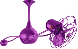 Buy light-purple-finish-with-ametista-blades Brisa Ceiling Fan by Matthews Fan Company