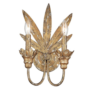 Buy heirloom-gold Lillianne Sconce by Golden