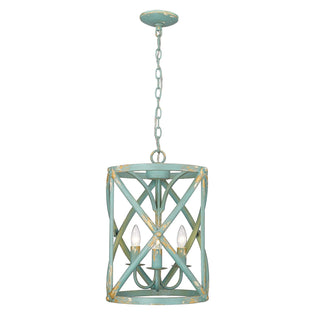 Buy antique-teal Alcott Pendant by Golden