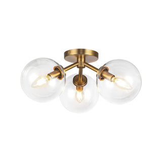 Cassia Semi-Flush Mount Ceiling Light by Alora