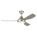 Ample Outdoor (Damp) Ceiling Fan with Light by Kichler