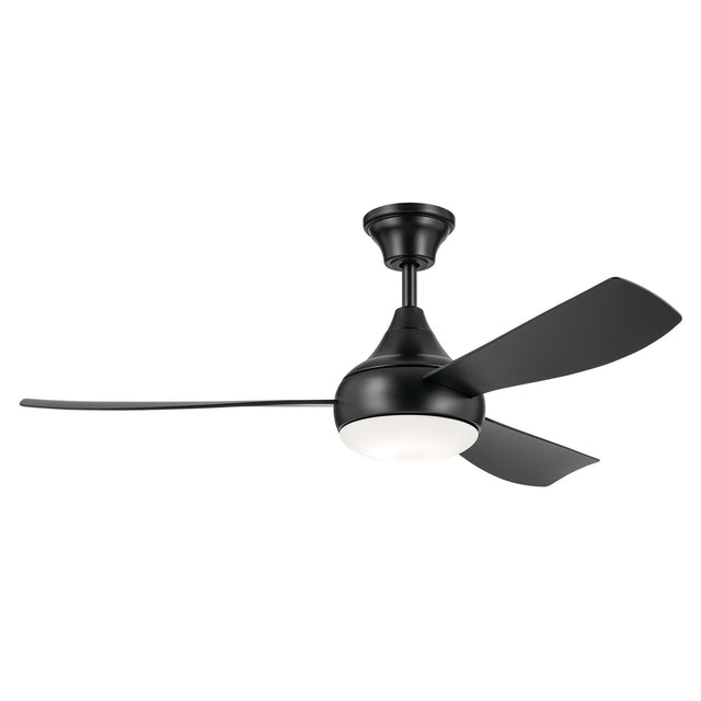 Ample Outdoor (Damp) Ceiling Fan with Light by Kichler