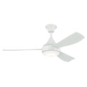 Ample Outdoor (Damp) Ceiling Fan with Light by Kichler