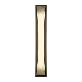Buy dark-smoke-with-spun-frost-sh-glass-and-frosted-shade Bento Sconce by Hubbardton Forge