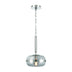 Polished Nickel with Smoke Glass Globe Shade Glass and Smoke Shade