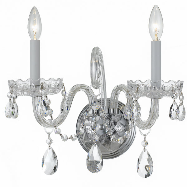 Traditional Crystal Sconce by Crystorama