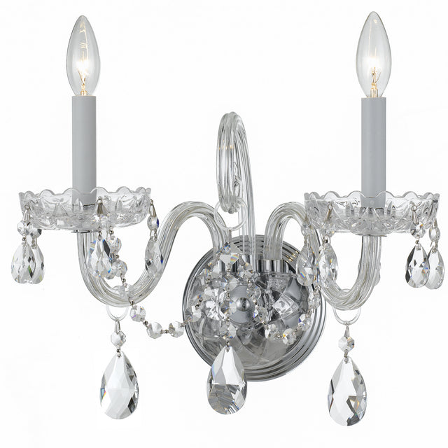 Traditional Crystal Wall Sconce by Crystorama