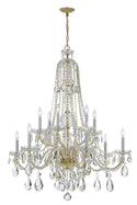 Traditional Crystal Outdoor (Damp) Chandelier by Crystorama