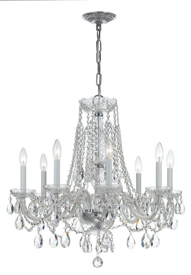 Traditional Crystal Outdoor (Damp) Chandelier by Crystorama