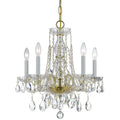 Traditional Crystal Outdoor (Damp) Mini Chandelier by Crystorama