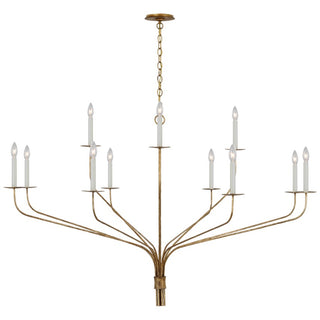 Buy gilded-iron Belfair Outdoor (Damp) Chandelier by Visual Comfort Signature