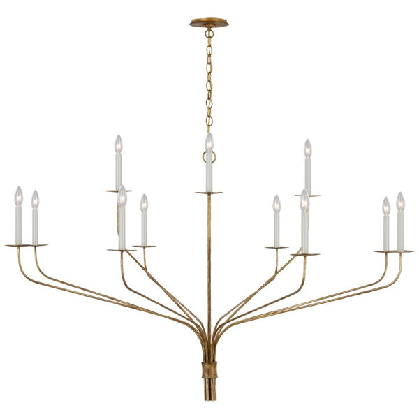 Belfair Outdoor (Damp) Chandelier by Visual Comfort Signature