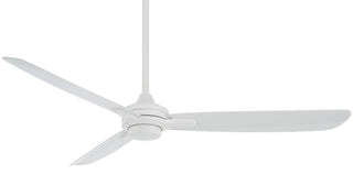 Buy flat-white-finish-with-flat-white-blades Rudolph Wet Outdoor (Wet) Ceiling Fan by Minka Aire