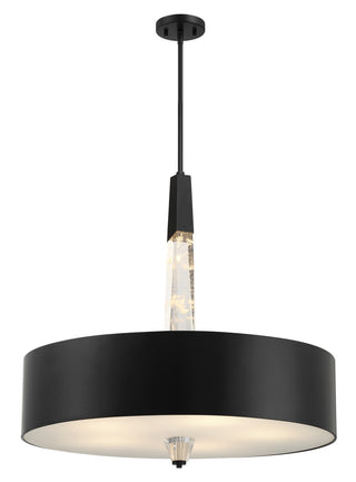 Buy coal-black-with-frosted-glass Drifting Droplets Outdoor (Damp) Pendant by George Kovacs