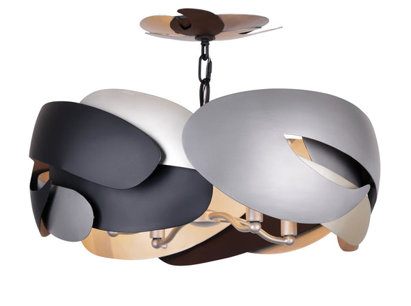 Metalo Misto Outdoor (Damp) Semi Flush Mount Light by George Kovacs