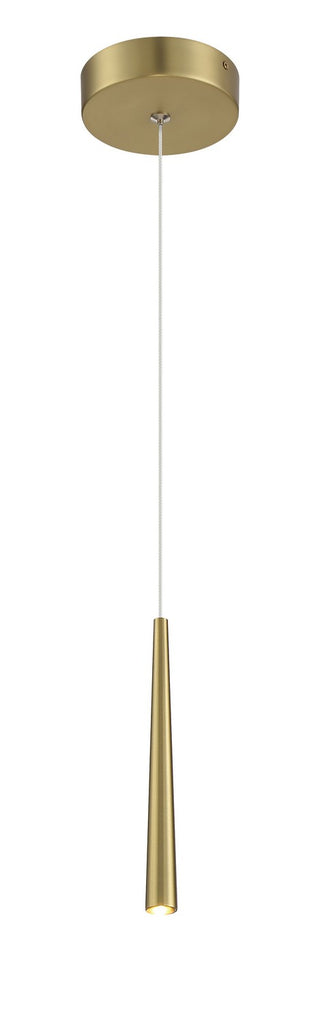 Buy soft-brass Stretch Outdoor (Damp) Mini Pendant by George Kovacs