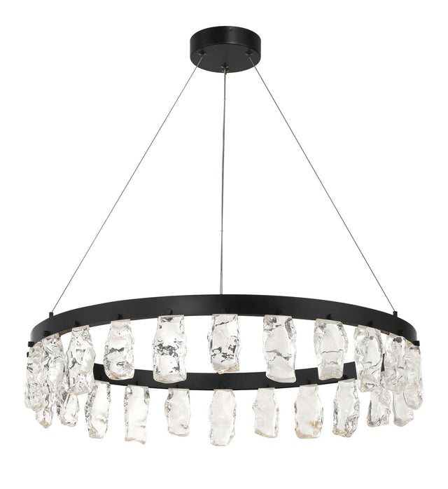 Artic Glacier Outdoor (Damp) Chandelier by George Kovacs