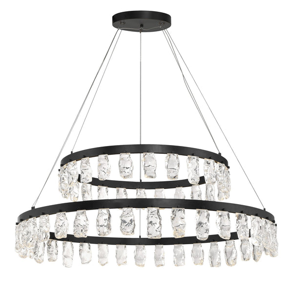 Artic Glacier Outdoor (Damp) Chandelier by George Kovacs