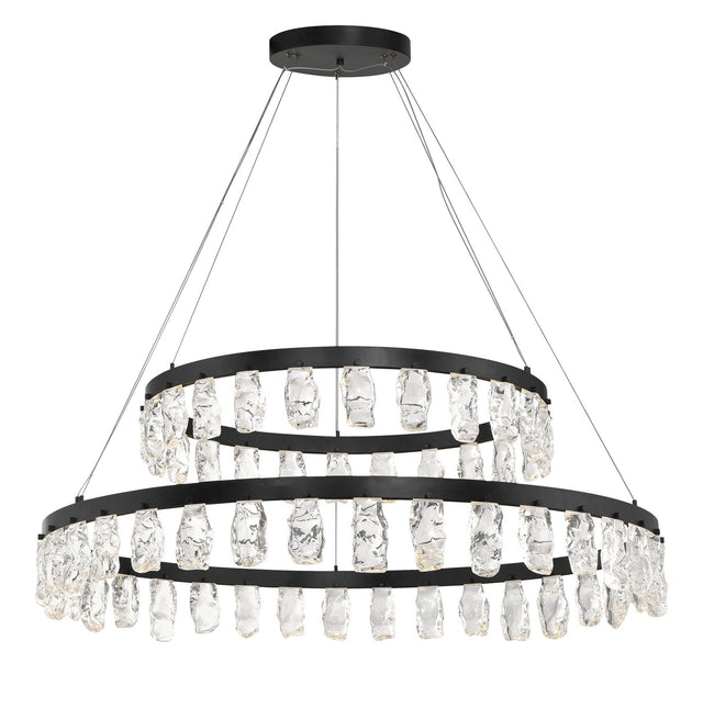 Artic Glacier Outdoor (Damp) Chandelier by George Kovacs