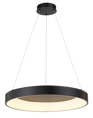 Buy coal-black Conc Outdoor (Damp) Pendant by George Kovacs