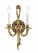 Cast Brass Wall Mount Outdoor (Damp) Sconce by Crystorama
