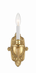Cast Brass Wall Mount Outdoor (Damp) Sconce by Crystorama
