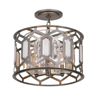 Hexly Outdoor (Damp) Flush Mount Ceiling Light by Minka-Lavery