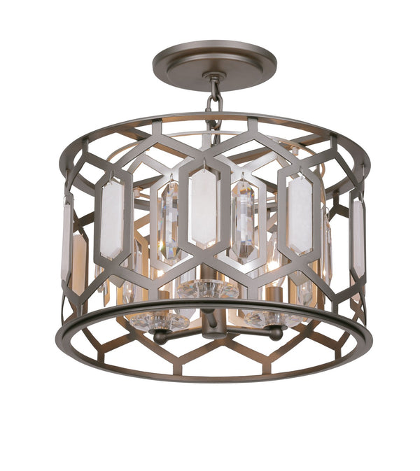 Hexly Outdoor (Damp) Flush Mount Ceiling Light by Minka-Lavery