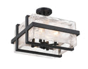 Cloud Break Outdoor (Damp) Semi Flush Mount Light by Minka-Lavery