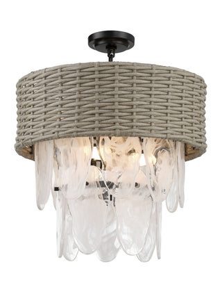 Breakers Isle Outdoor (Damp) Flush Mount Ceiling Light by Minka-Lavery