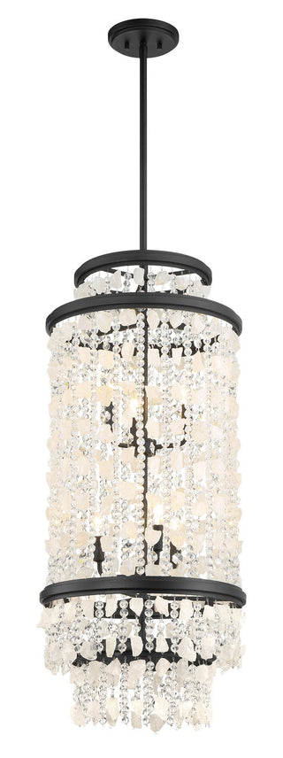 Shimmering Elegance Outdoor (Damp) Pendant by Minka-Lavery