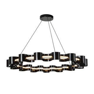 Buy gloss-black Nami Chandelier by Kuzco Lighting