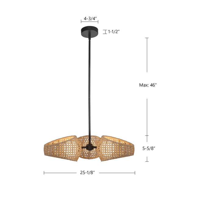 Kuzco Lighting-CH20625-BK/OP|ALT|1