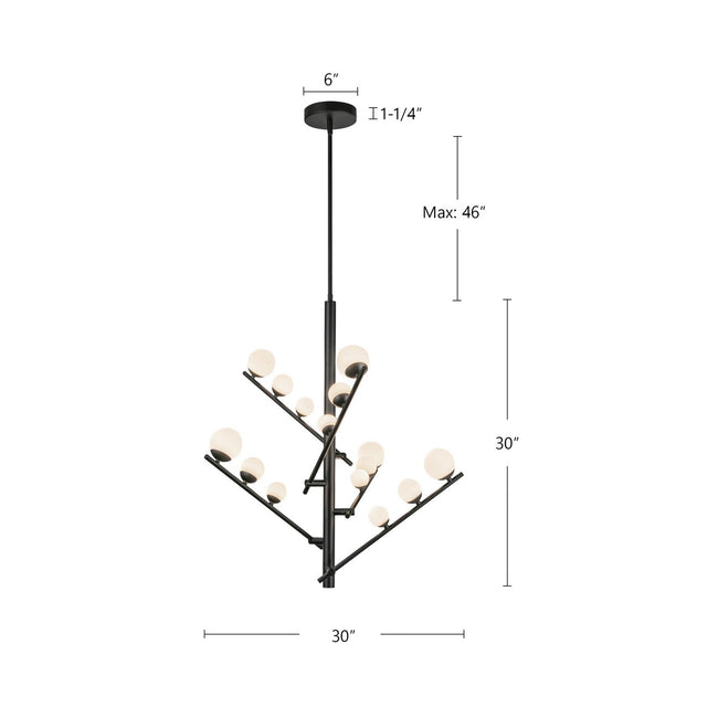 Kuzco Lighting-CH55530-BK/OP|ALT|1