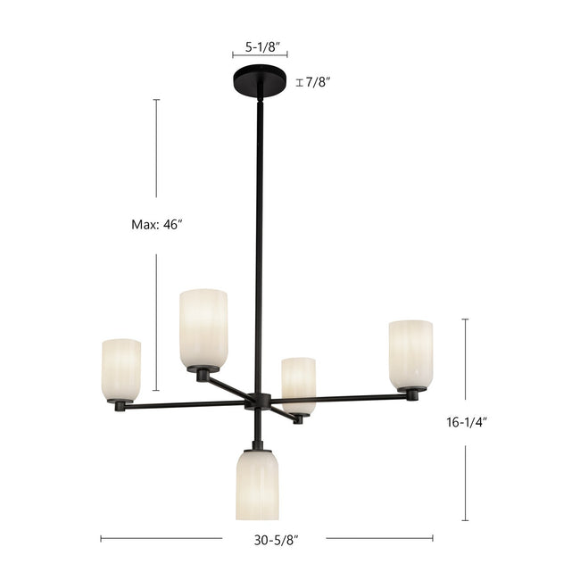 Kuzco Lighting-CH57731-BK/GO|ALT|1