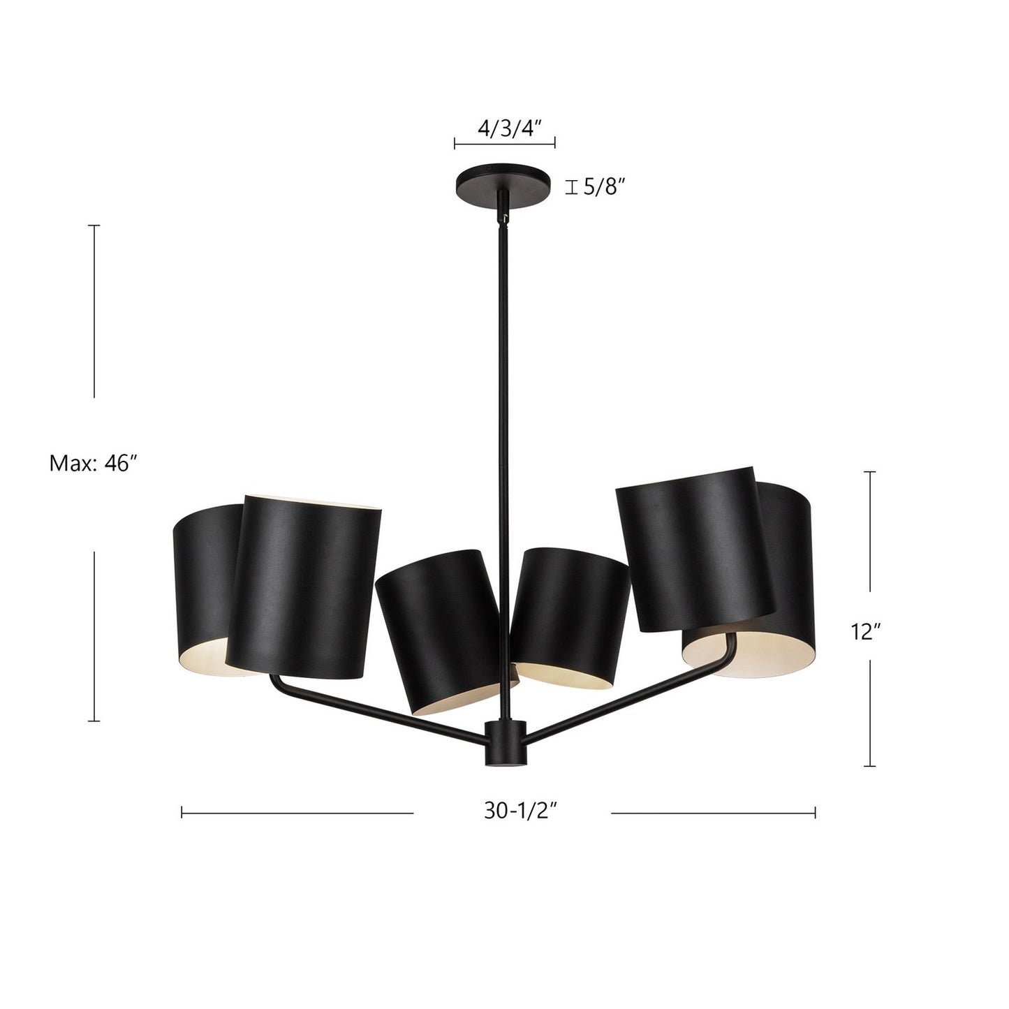 Kuzco Lighting-CH58830-BK|ALT|1