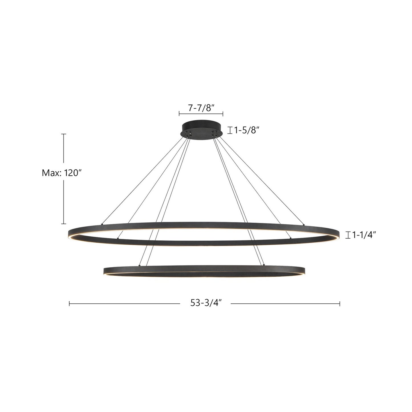 Kuzco Lighting-CH79253-BK|ALT|1