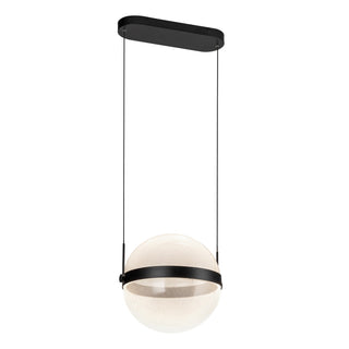 Buy black-light-guide-with-clear-acrylic-light-guide-glass-and-clear-shade Pisces Pendant by Kuzco Lighting