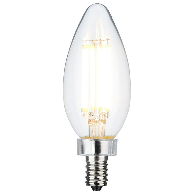 Torpedo 8 Watt E12 C11 120.00V LED 4000k Light Bulb by Satco