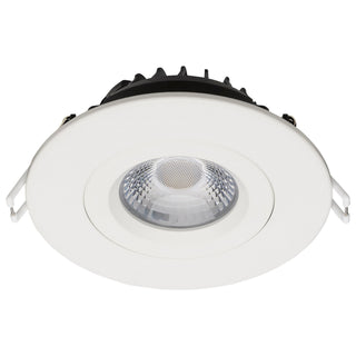 Buy white-with-frost-glass Satco 4in Trims Outdoor (Wet) Downlight
