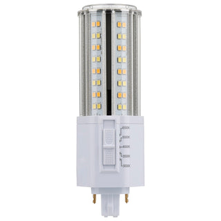 Tubular 14 Watt G24d PL 120V Outdoor (Damp)LED 3000k Light Bulb by Satco