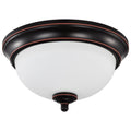 Outdoor (Damp) Flush Mount Ceiling Light by Nuvo Lighting
