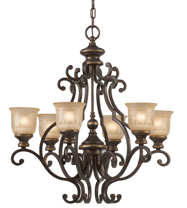 Norwalk Chandelier by Crystorama